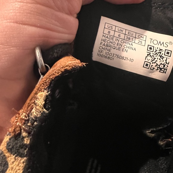 Toms Women Size 8 Mojave Waterproof Oiled Ember Nubuck Suede Leopard Mid Boots - Picture 4 of 4